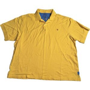 Charles F. Orvis Signature Collection Yellow Polo Shirt Men's Size‎ XL Collared